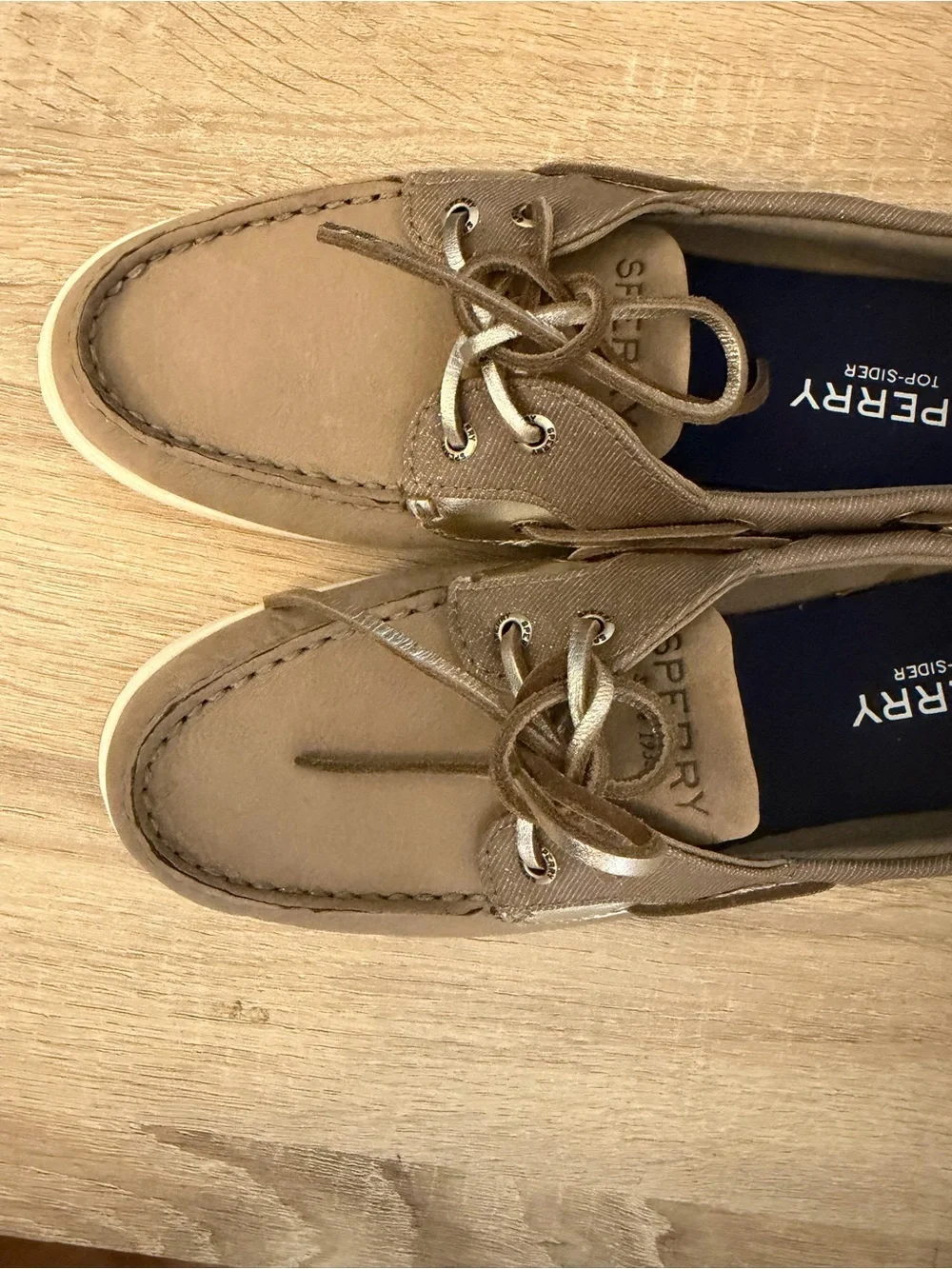 Sperry Tan Boat Shoes Leather Shoes Size 8.5